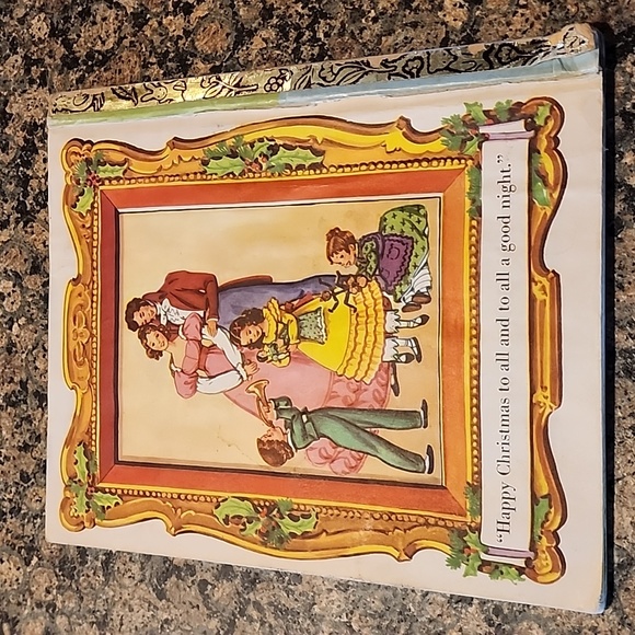 Vintage The Night Before Christmas Hardcover Book - Picture 2 of 6